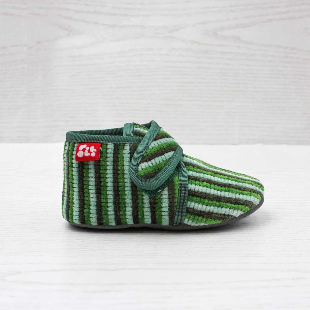 pololo-velcro-slippers-recy-tex-green-lateral