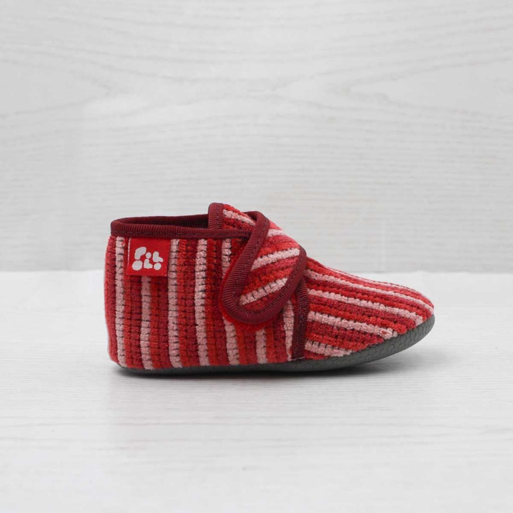 pololo-velcro-slippers-recy-tex-red-lateral