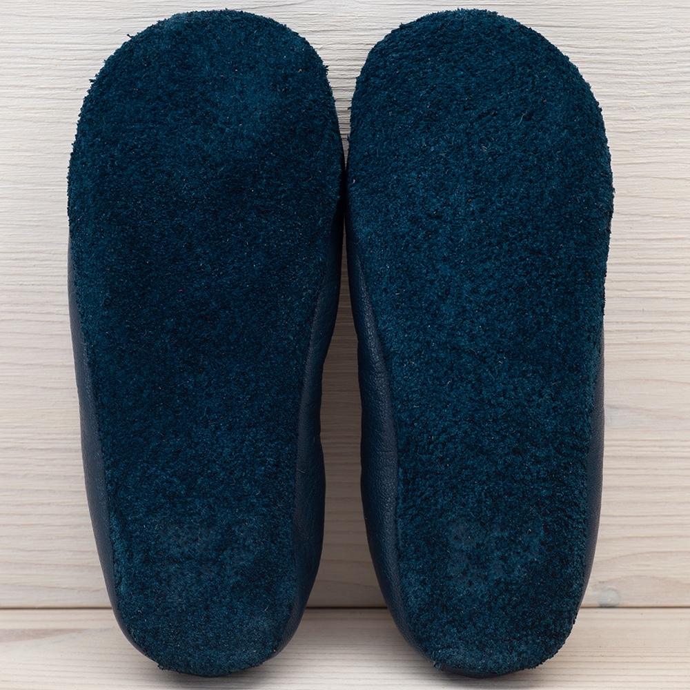 Barefoot Ledersohle Blau