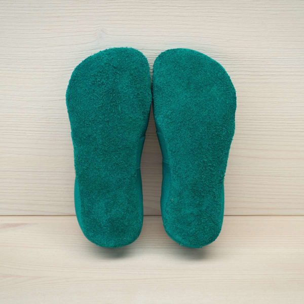 pololo-barefoot-elastico-indoor-tuerkis-leder-sohle