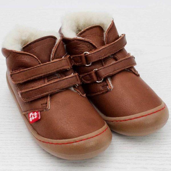 pololo-leather-double-climbing-shoe-nino-dark-brown-lined-frontal-1200-1200
