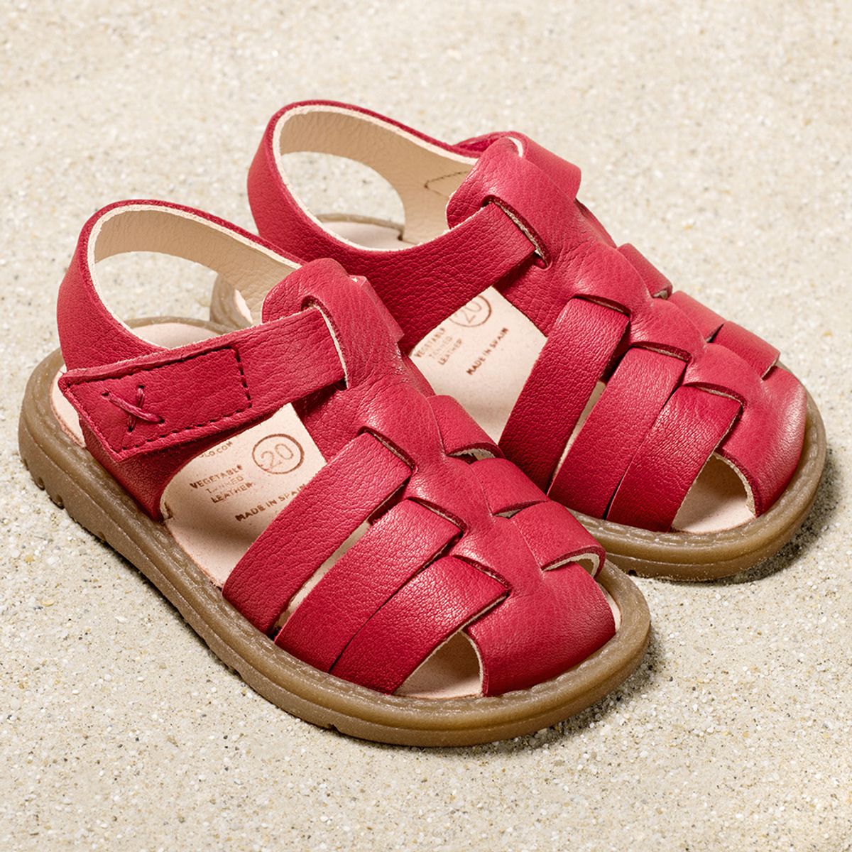 Sandal Fiesta Red | POLOLO – ecological children's shoes