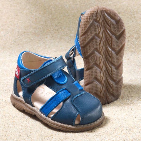 pololo-mini-sandale-playa-blau-sohle