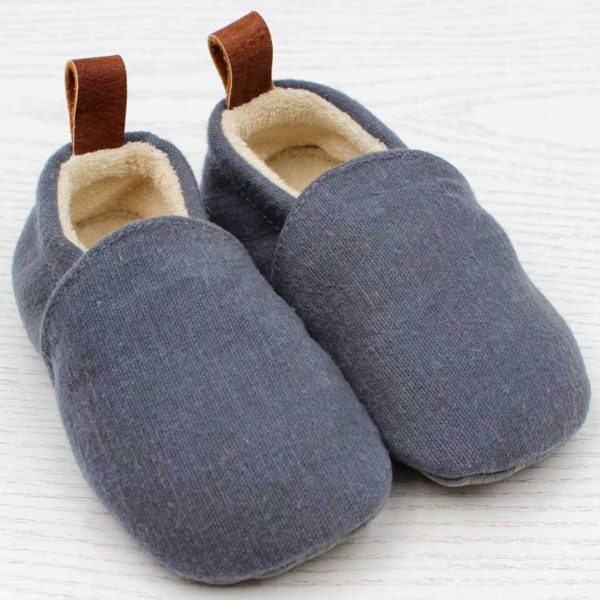 pololo-uni-textile-cotton-wide-toe box-gray-frontal