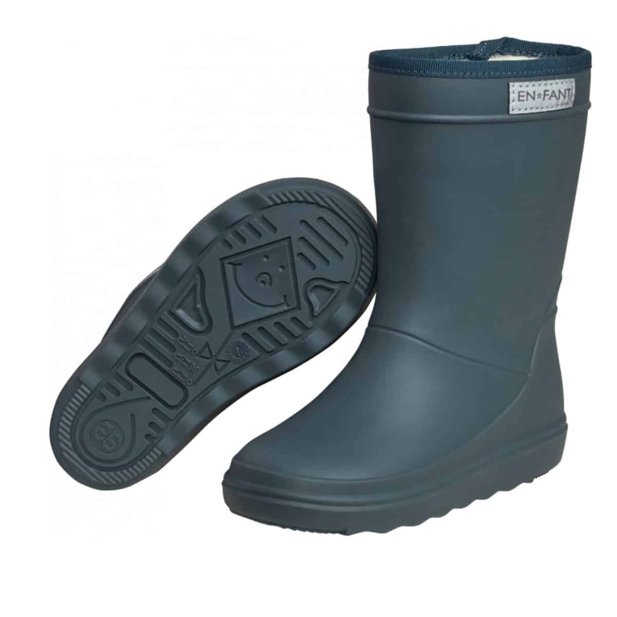 En Fant Rubber Thermo boots blue 20-30 | POLOLO – ökologische Kinderschuhe