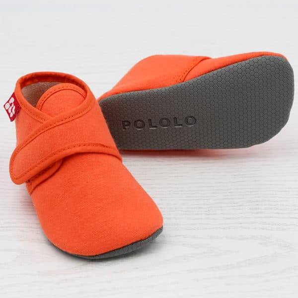 pololo-baumwoll-hausschuh-cosy-orange-seitlich-sohle-1200-1200